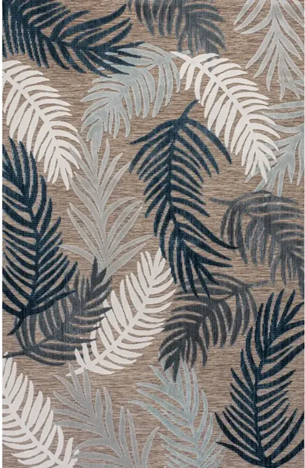 Montego High-Low Tropical Palm Area Rug