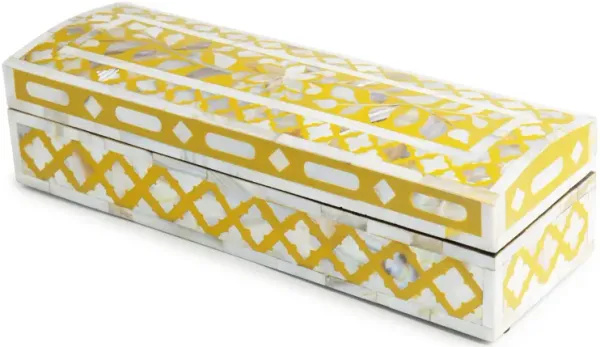Jodhpur Mother of Pearl Decorative Box - 12"