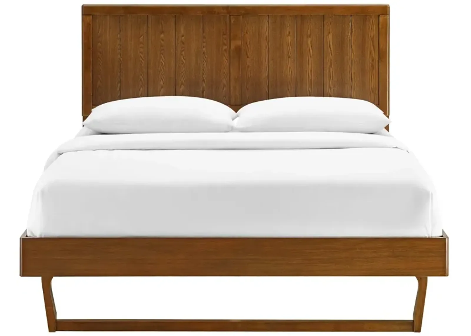 Modway - Alana Twin Wood Platform Bed With Angular Frame