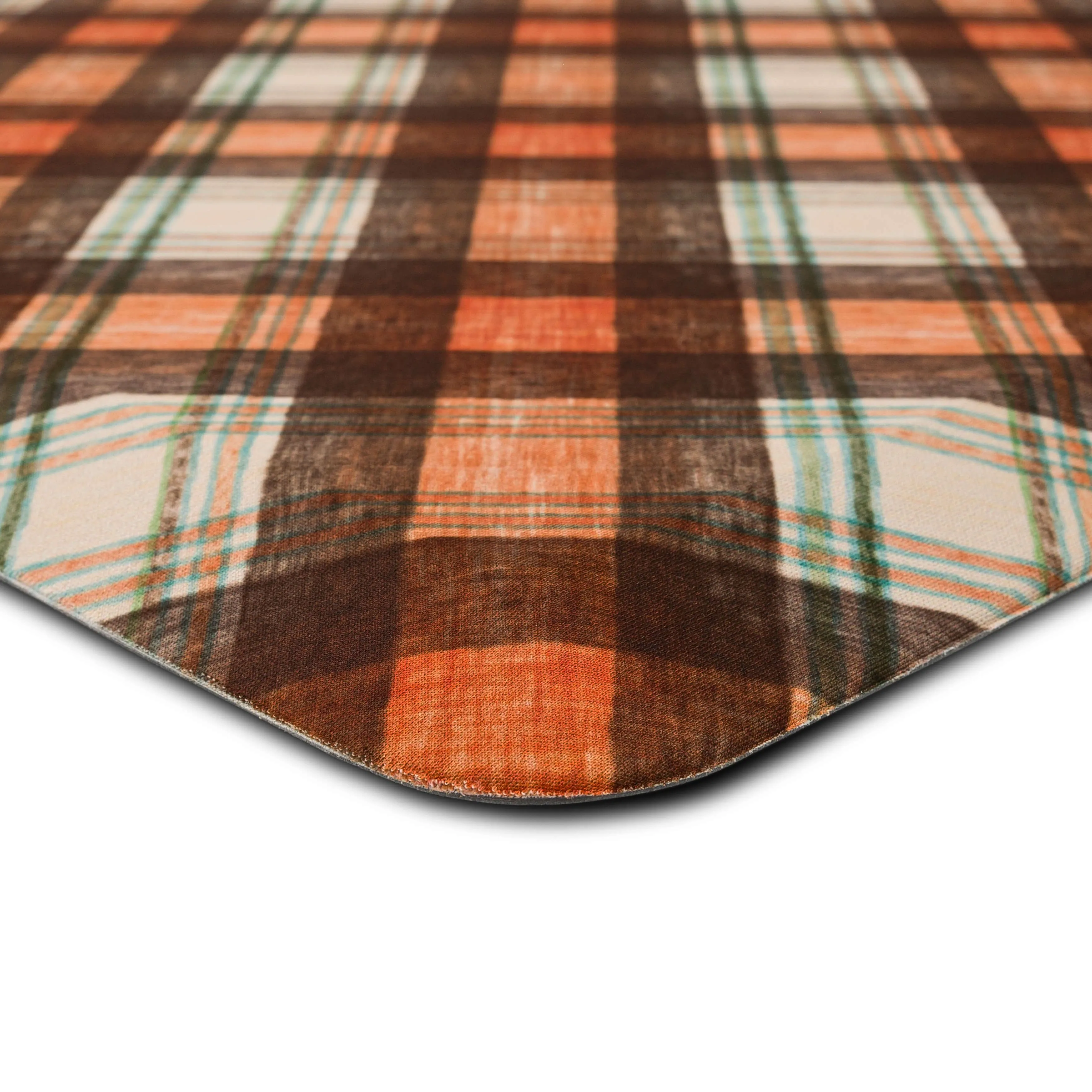 Harvest Chalk Plaid Multi 1' 6" x 2' 6" Door Mat