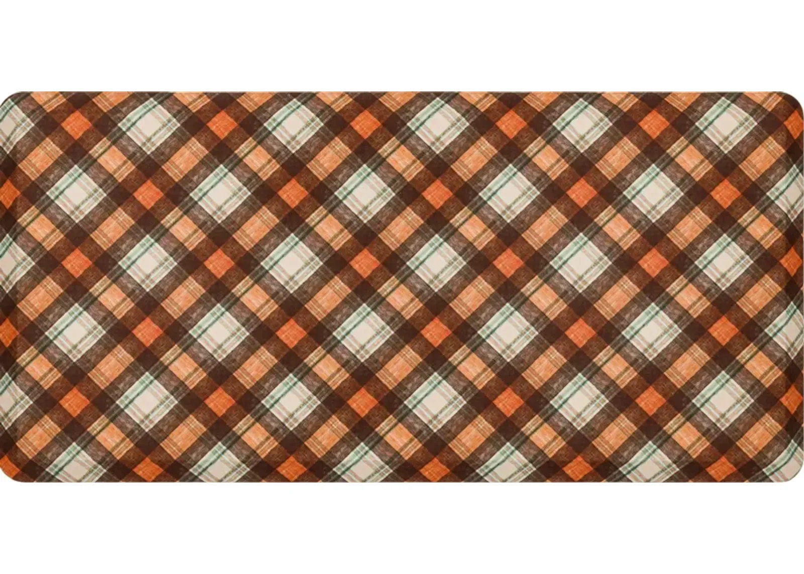 Harvest Chalk Plaid Multi 1' 6" x 2' 6" Door Mat