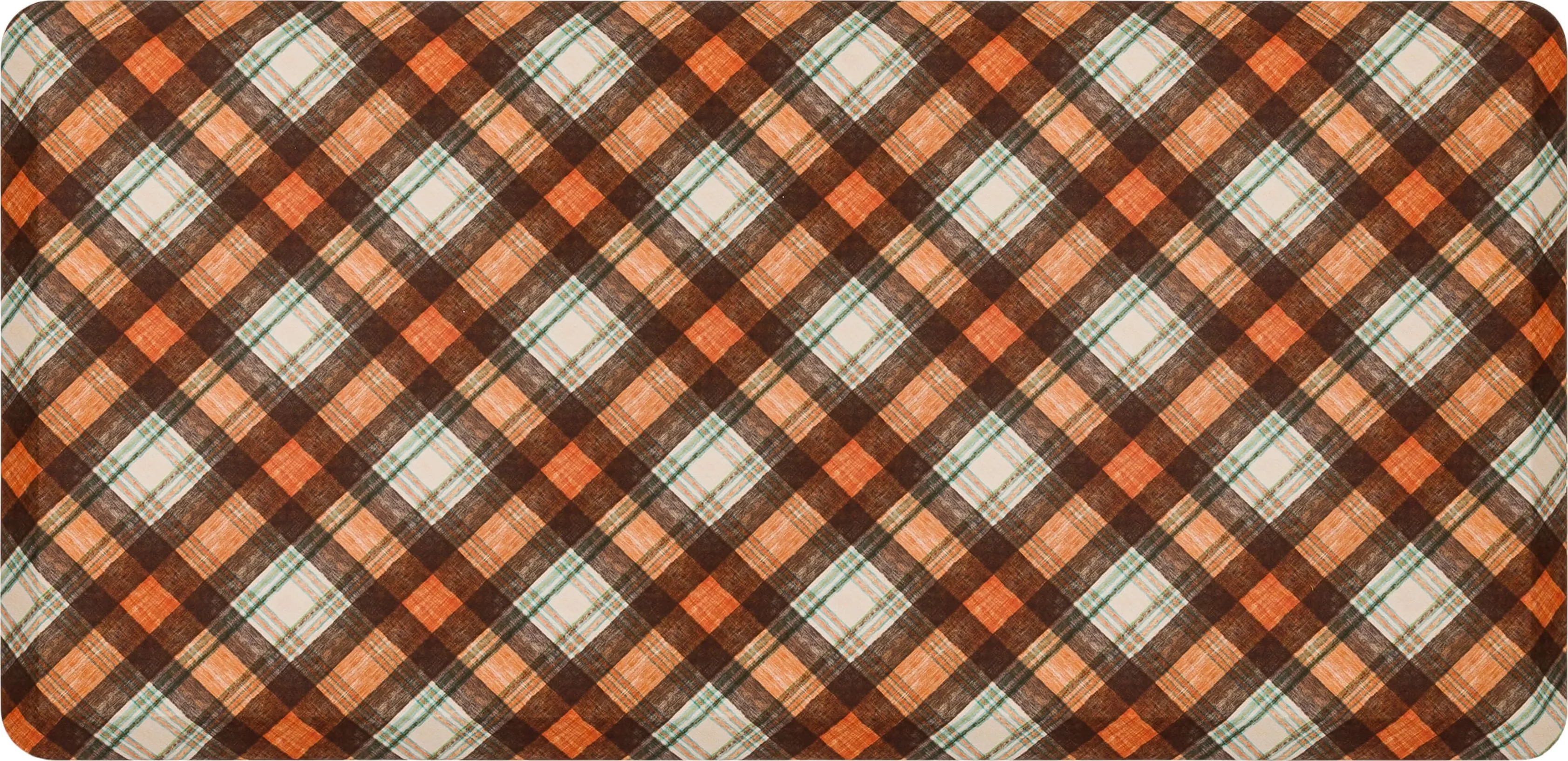 Harvest Chalk Plaid Multi 1' 6" x 2' 6" Door Mat