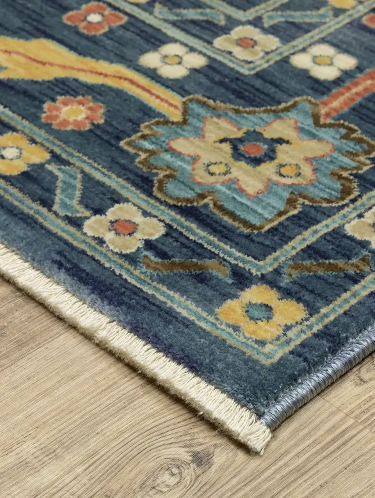 Francesca 2'3" x 7'6" Blue Rug