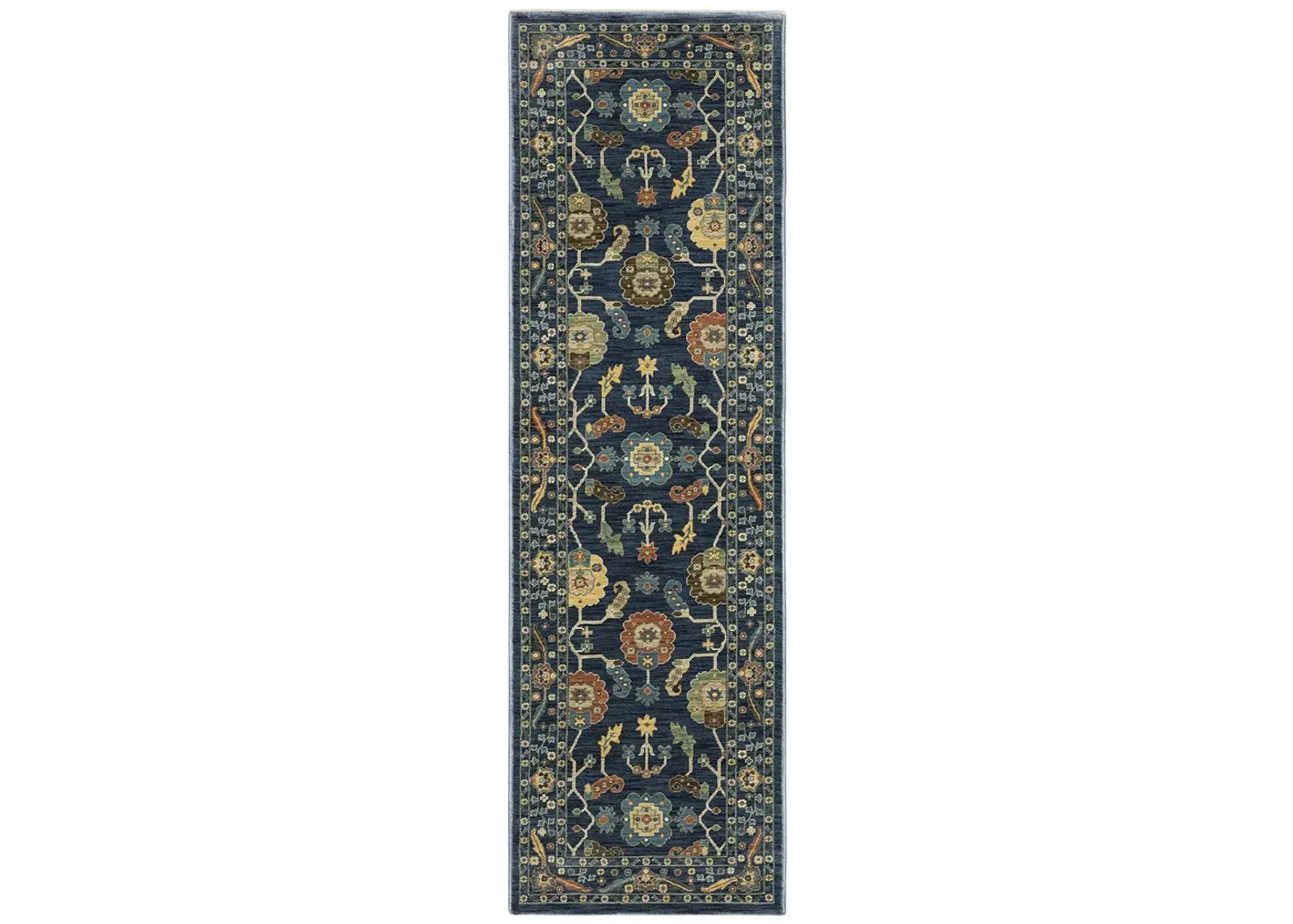 Francesca 2'3" x 7'6" Blue Rug