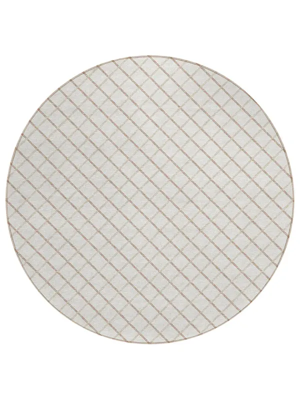 York YO1 Ivory 4' Rug