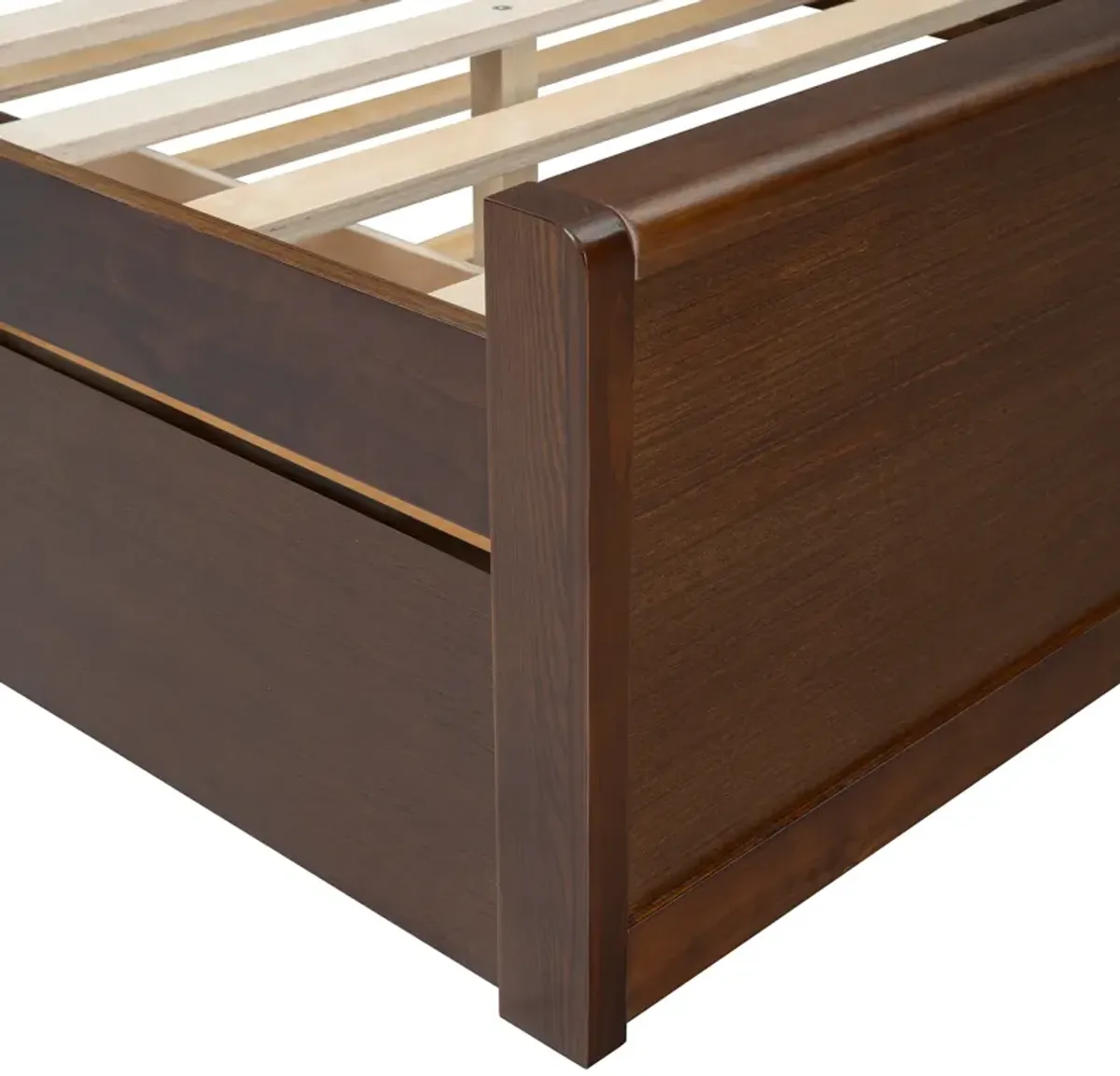 Merax Platform Bed with 2 Drawers and Trundle