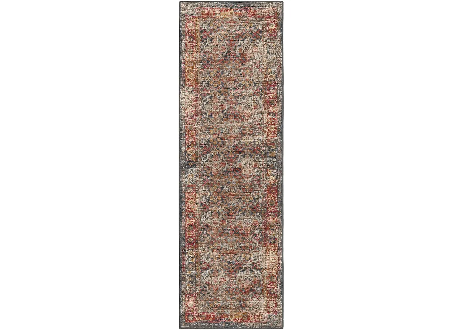 Jericho JC3 Charcoal 2'6" x 12' Rug