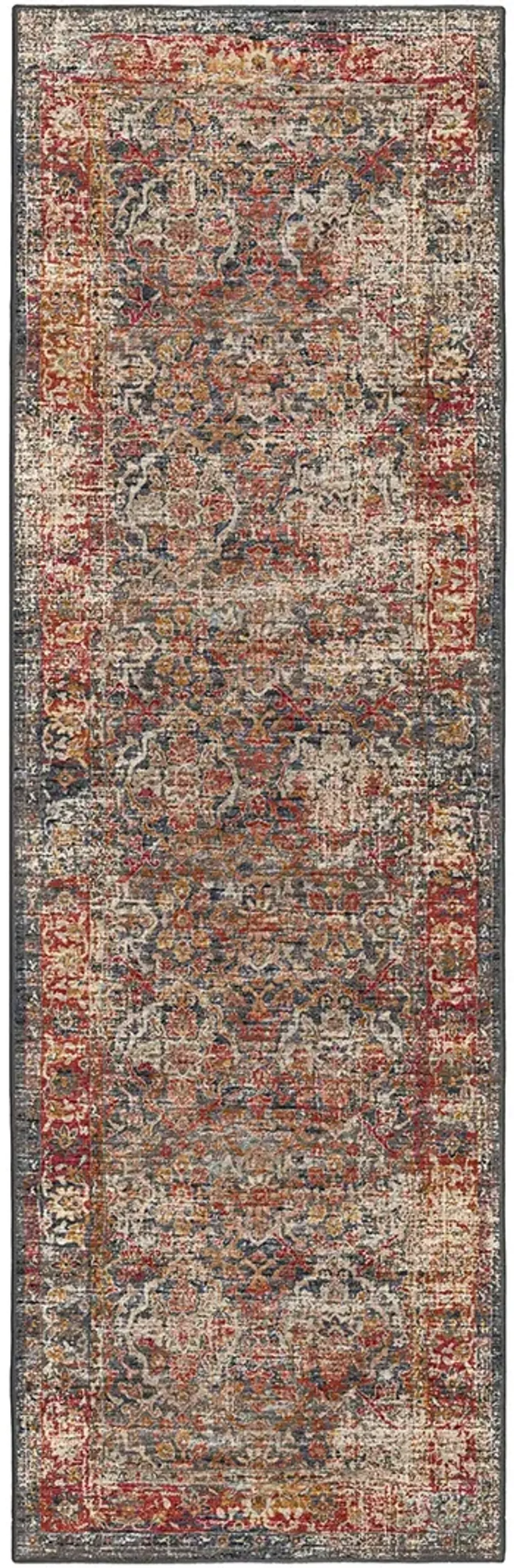 Jericho JC3 Charcoal 2'6" x 12' Rug