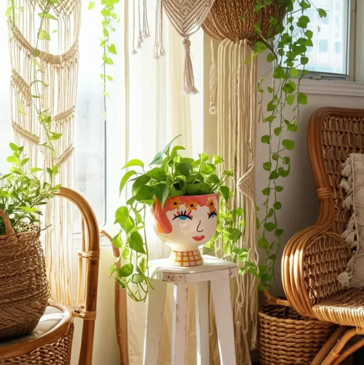 Eyelash Flower Planter