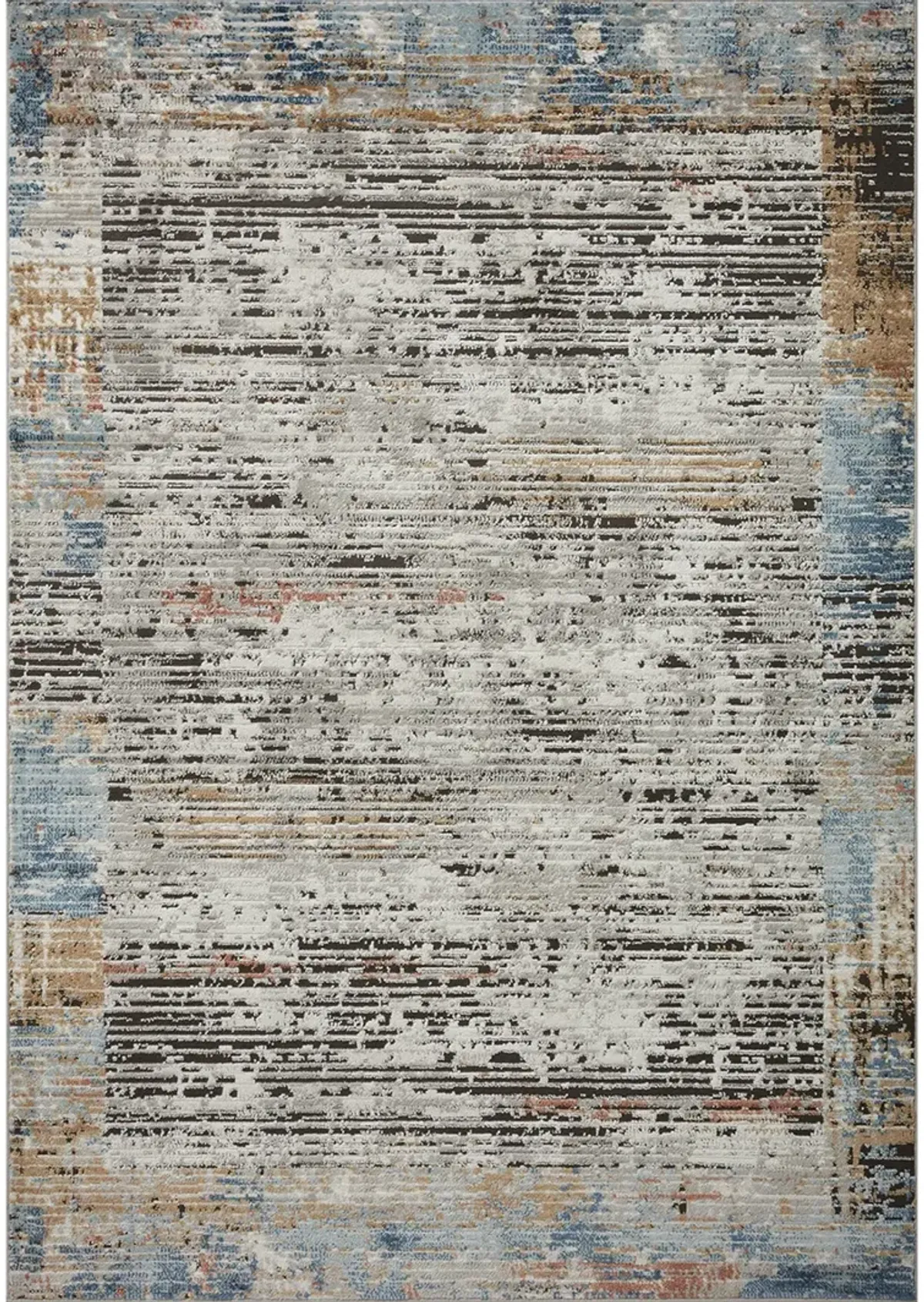 Bianca Ash/Multi 6'7" x 9'2" Area Rug