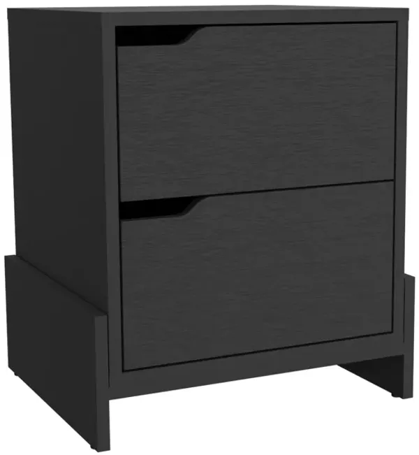 Streamdale Brookland Nightstand with Drawers (Wengue Finish)
