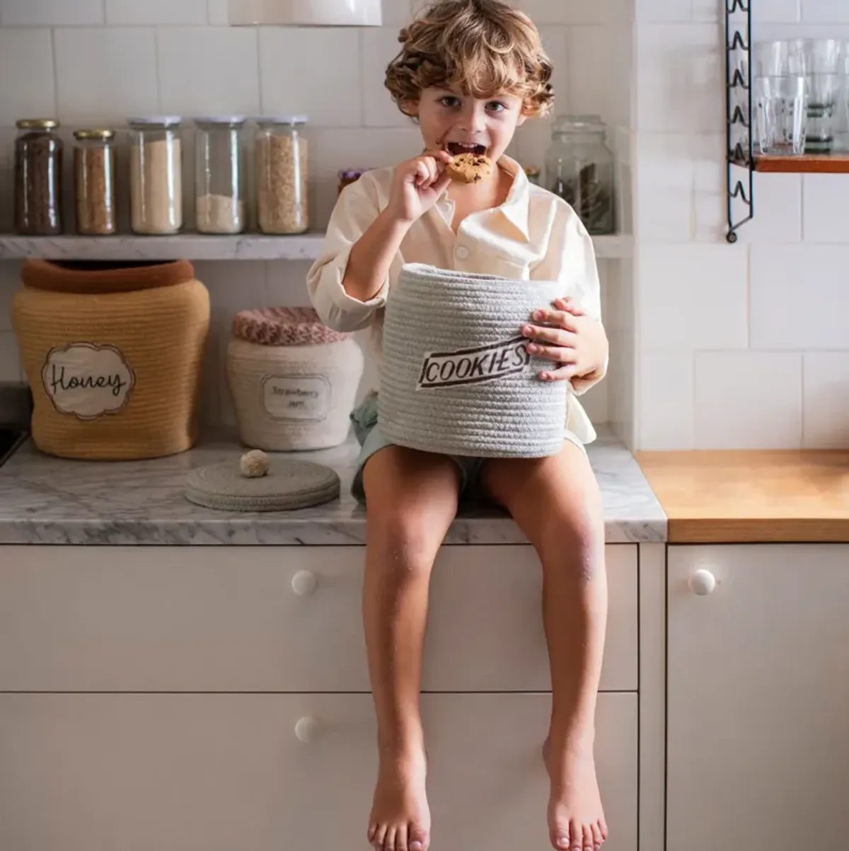 Basket Cookie Jar