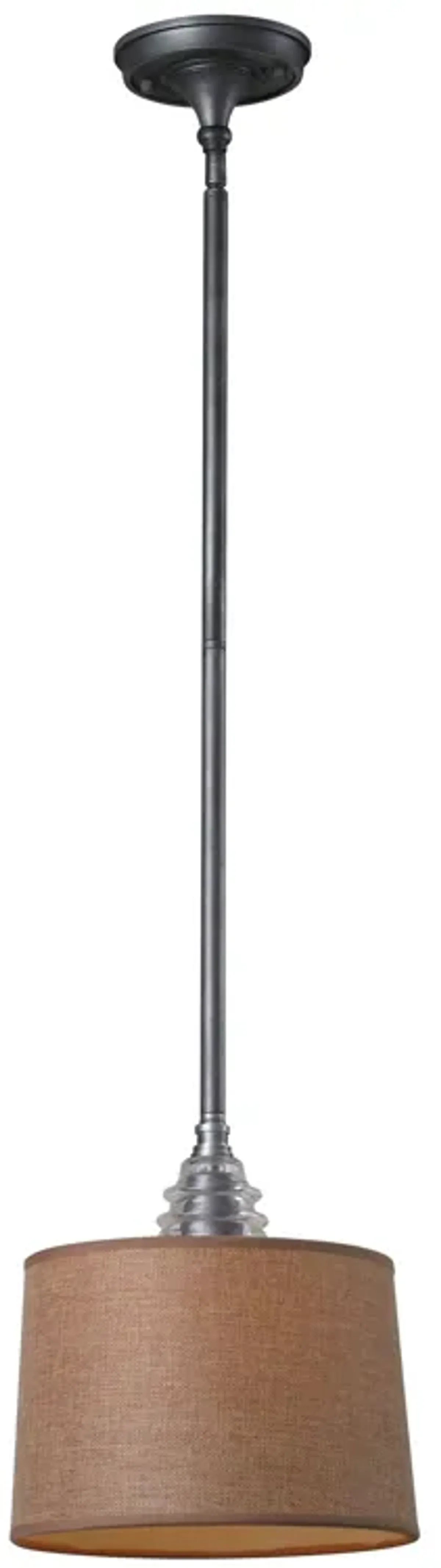 Insulator Glass 1-Light LED Mini Pendant