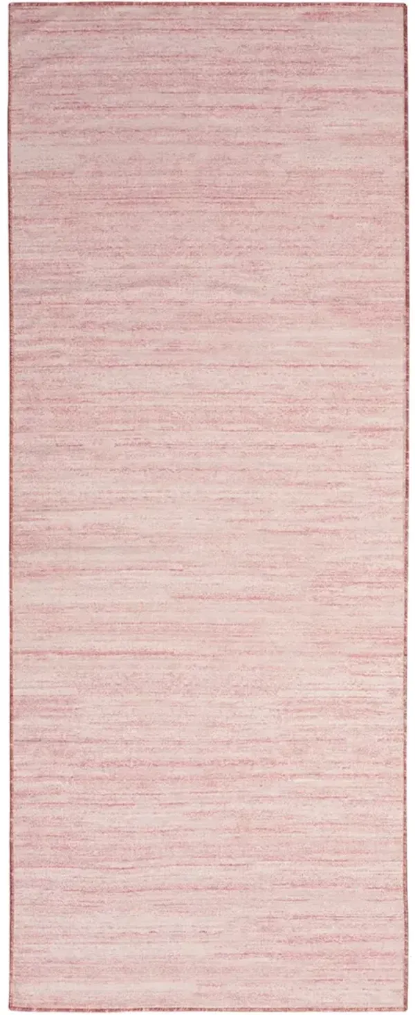 Washable Essentials WAE01 Pink 2'2" x 10' Rug