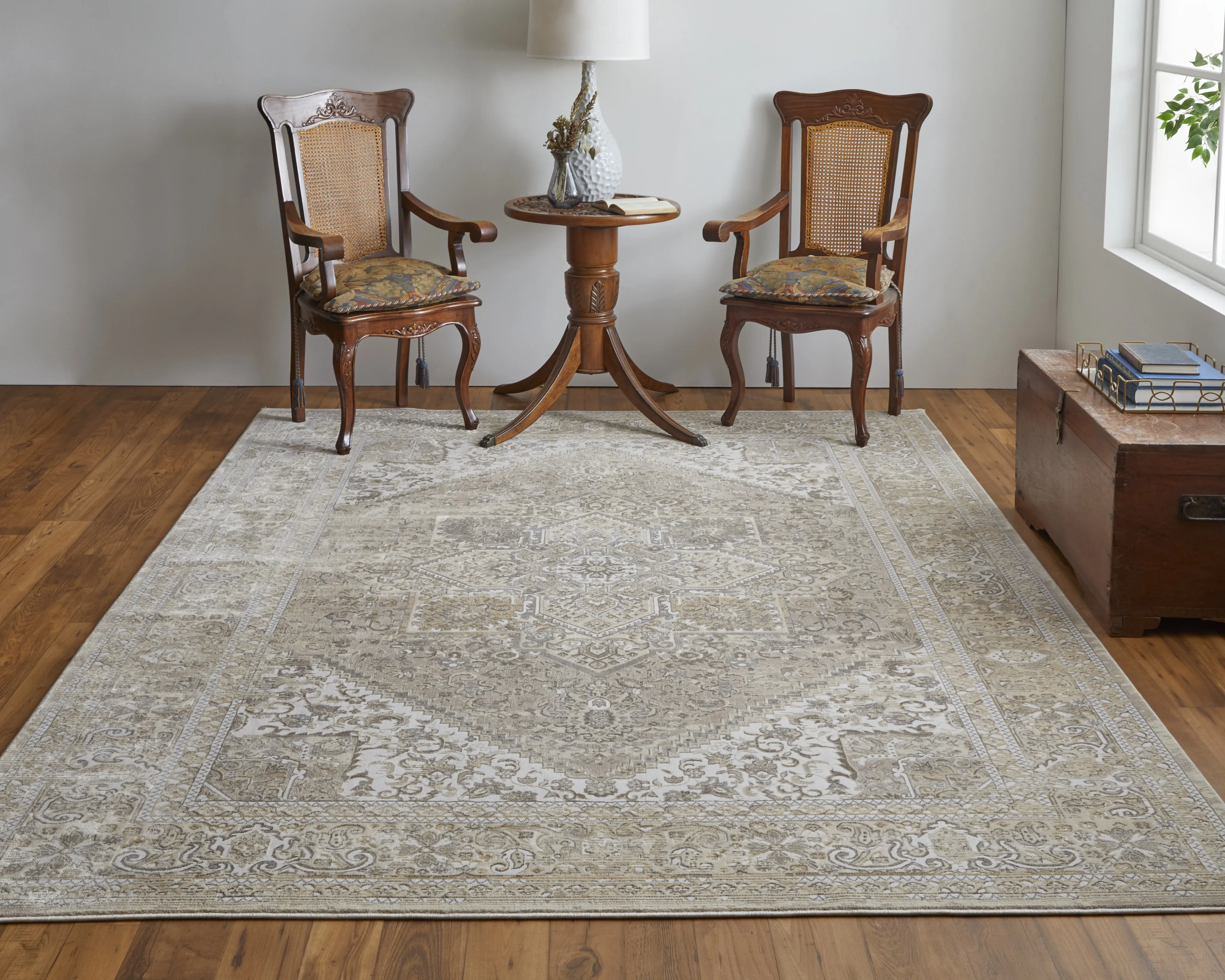 Celene 39KXF Brown/Ivory/Tan 5' x 7'6" Rug