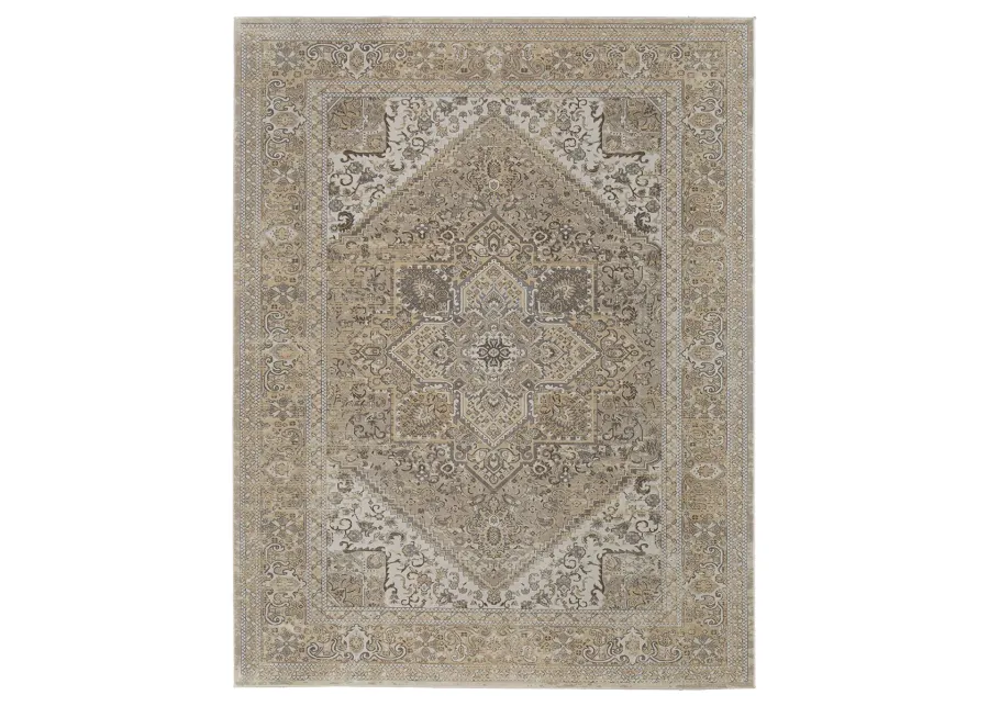 Celene 39KXF Brown/Ivory/Tan 5' x 7'6" Rug