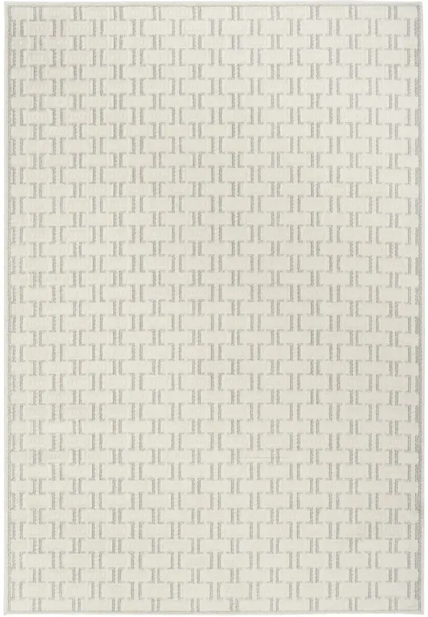 Nordic NRC01 Ivory/Gray 5' x 7' Rug
