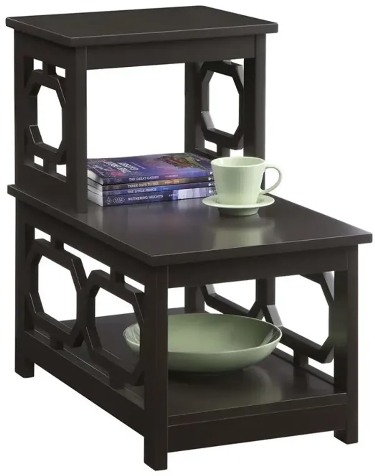 Convenience Concepts Omega 2 Step Chairside End Table.