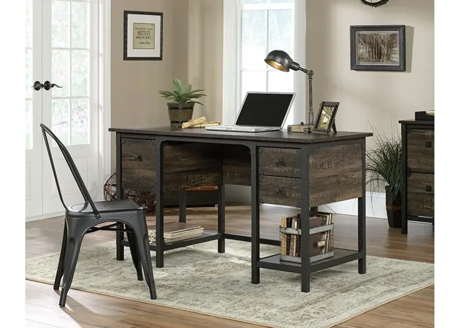 Steel River Double Pedestal Desk