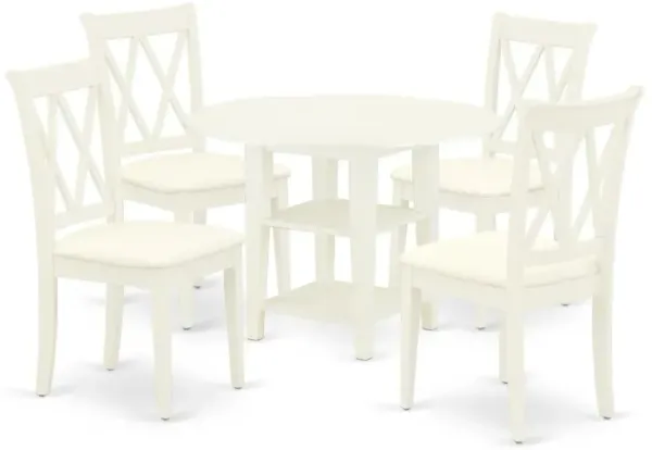 Dining Room Set Linen White