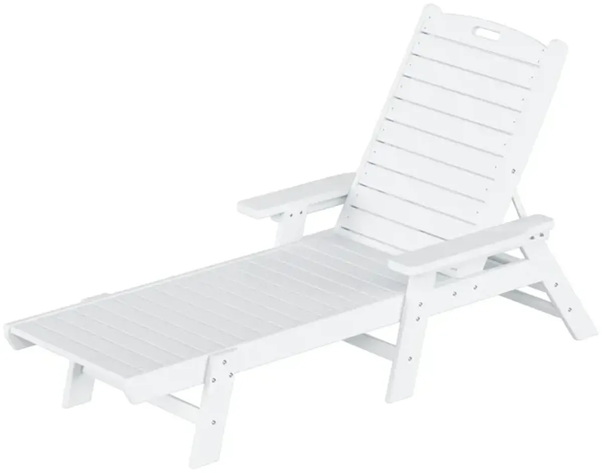 WestinTrends Adirondack Outdoor Chaise Lounge