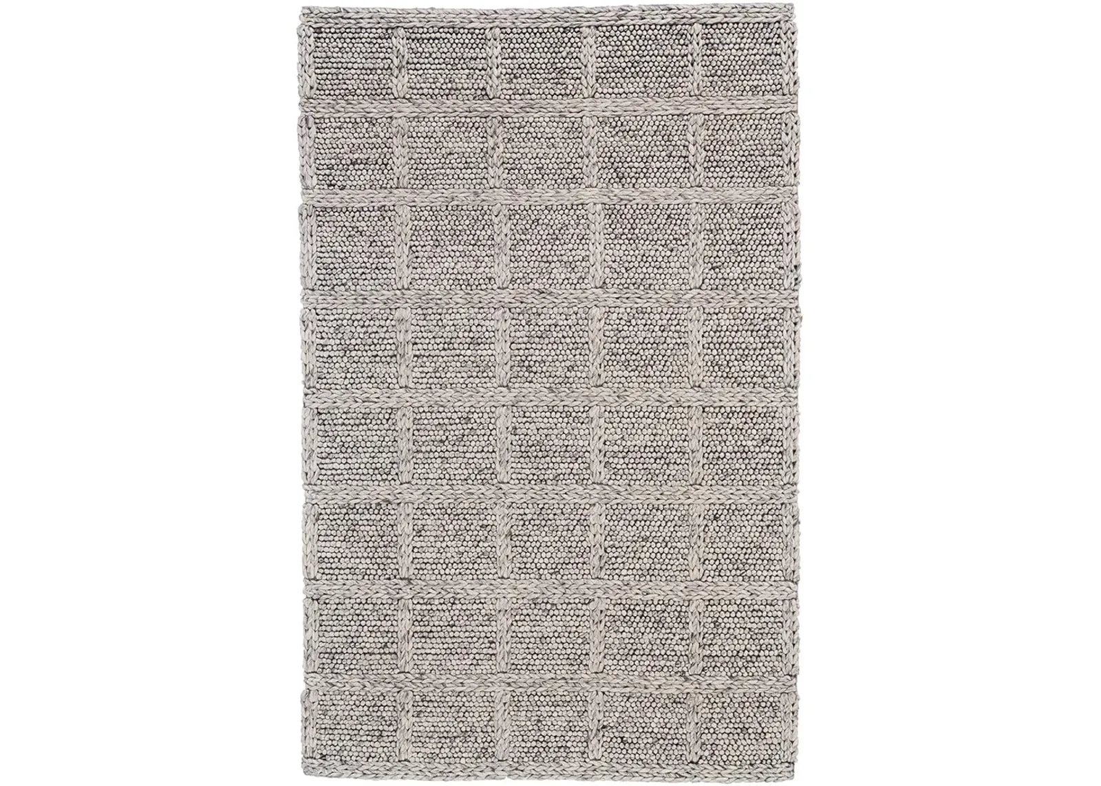 Berkeley 0739F Ivory/Gray/Black 5' x 8' Rug