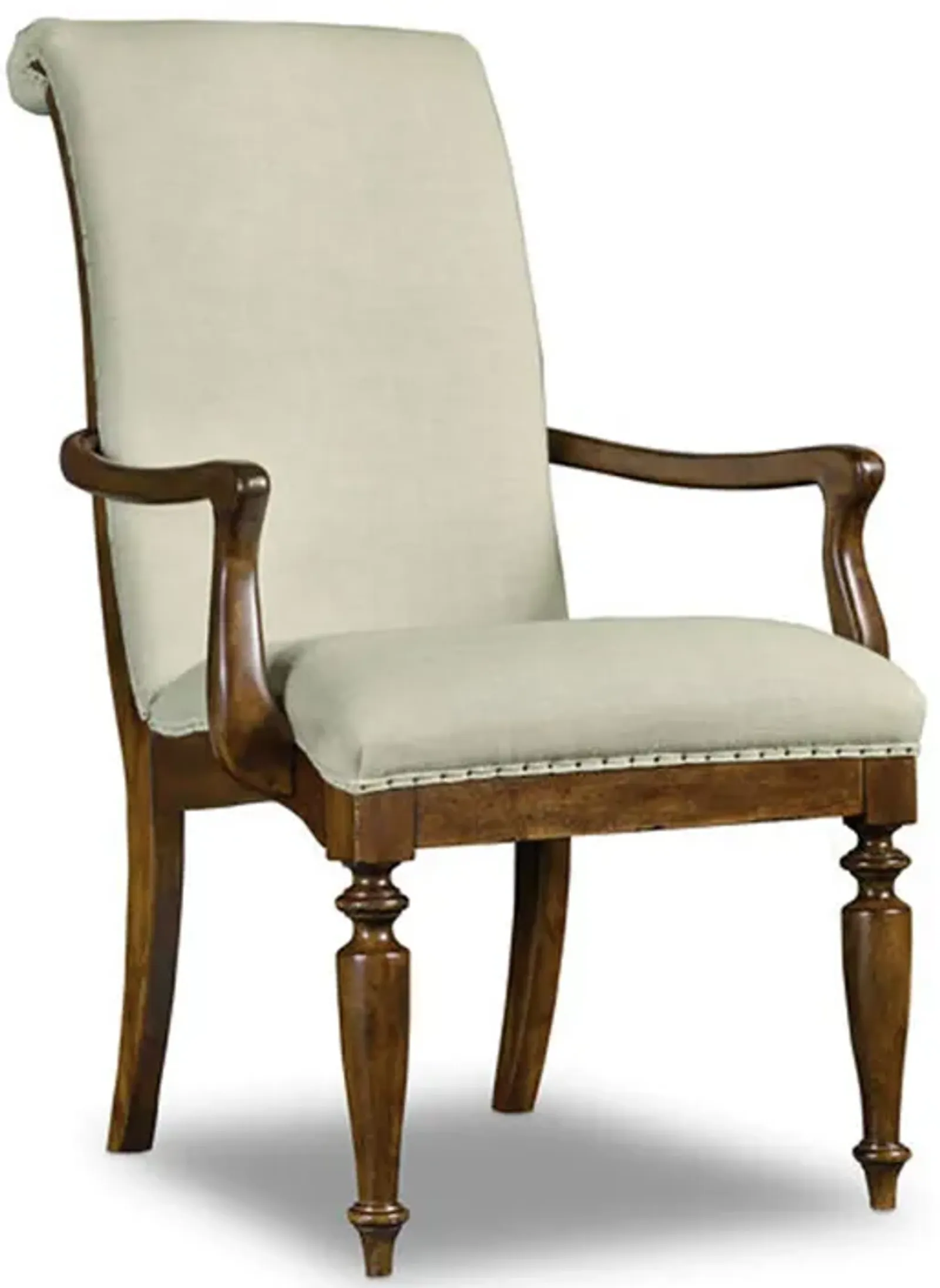 Archivist Upholstered Arm Chair in Beige