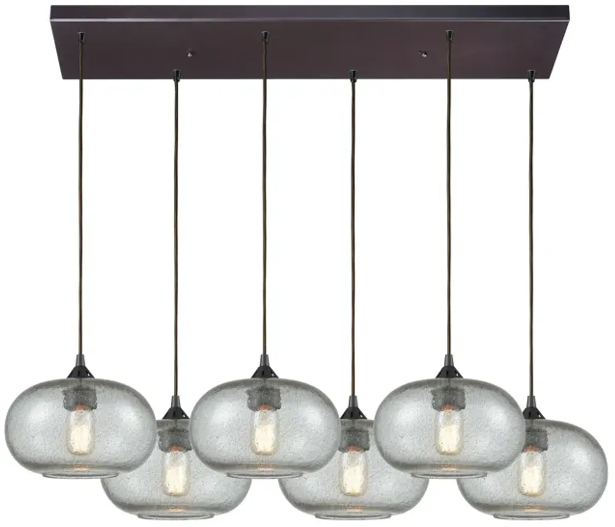 Volace 6 Light Rectangular Pendant