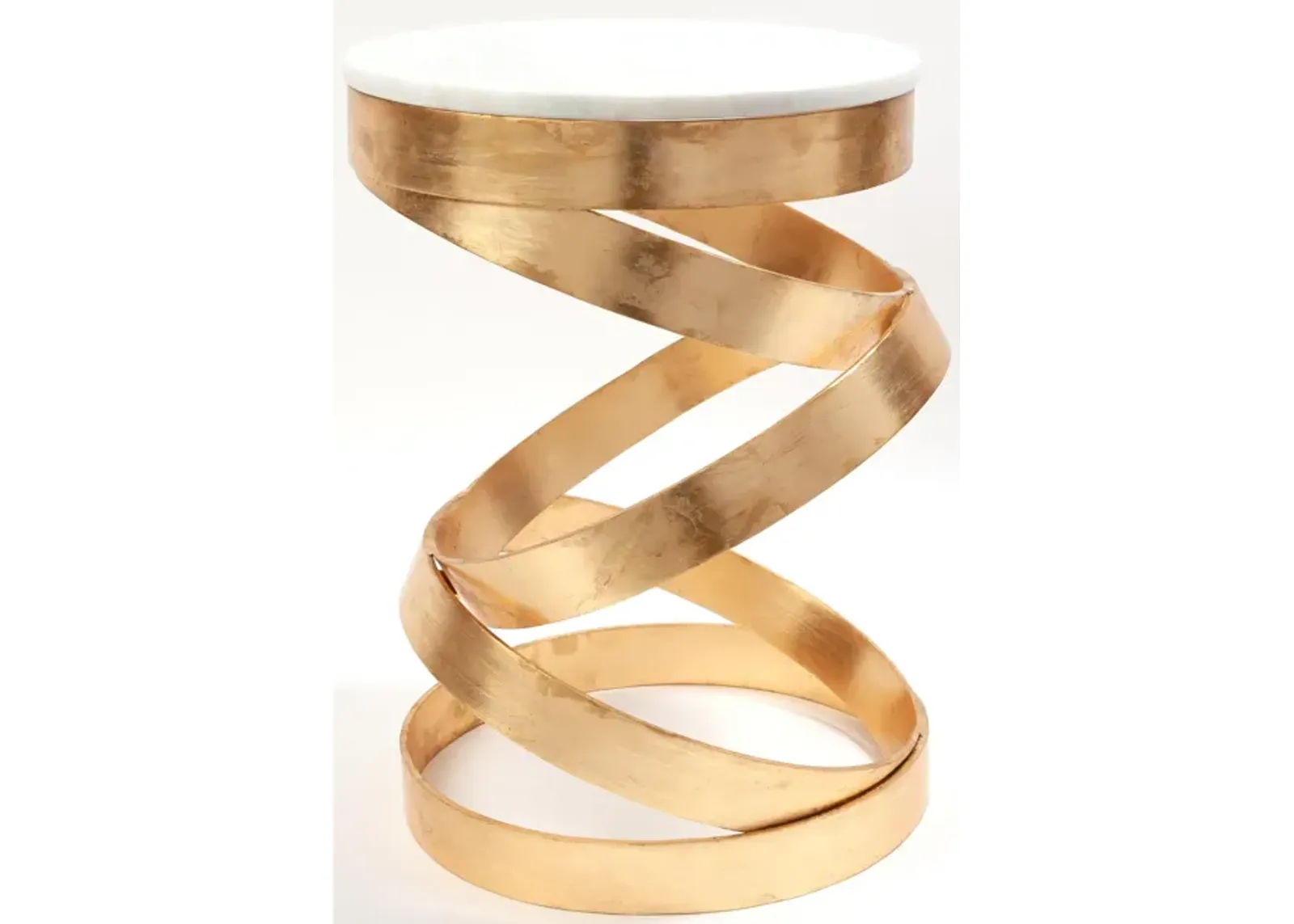 Spiral Table-Gold