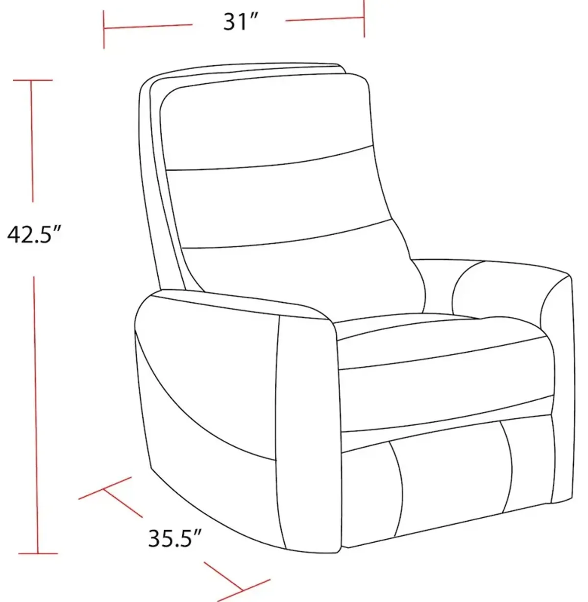Parker Living Hercules - Chocolate Swivel Glider Recliner Two Pack
