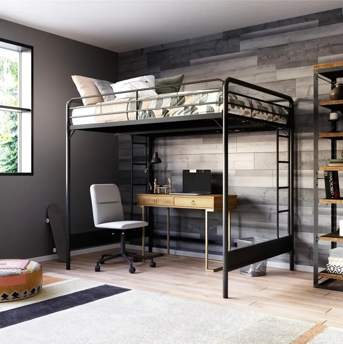 RealRooms Colten Loft Bed.