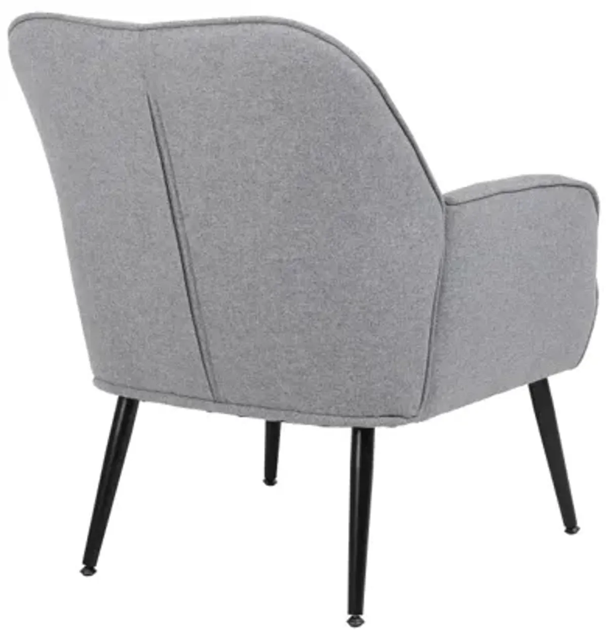 Light Grey Velvet Armchair for Living Room/Office