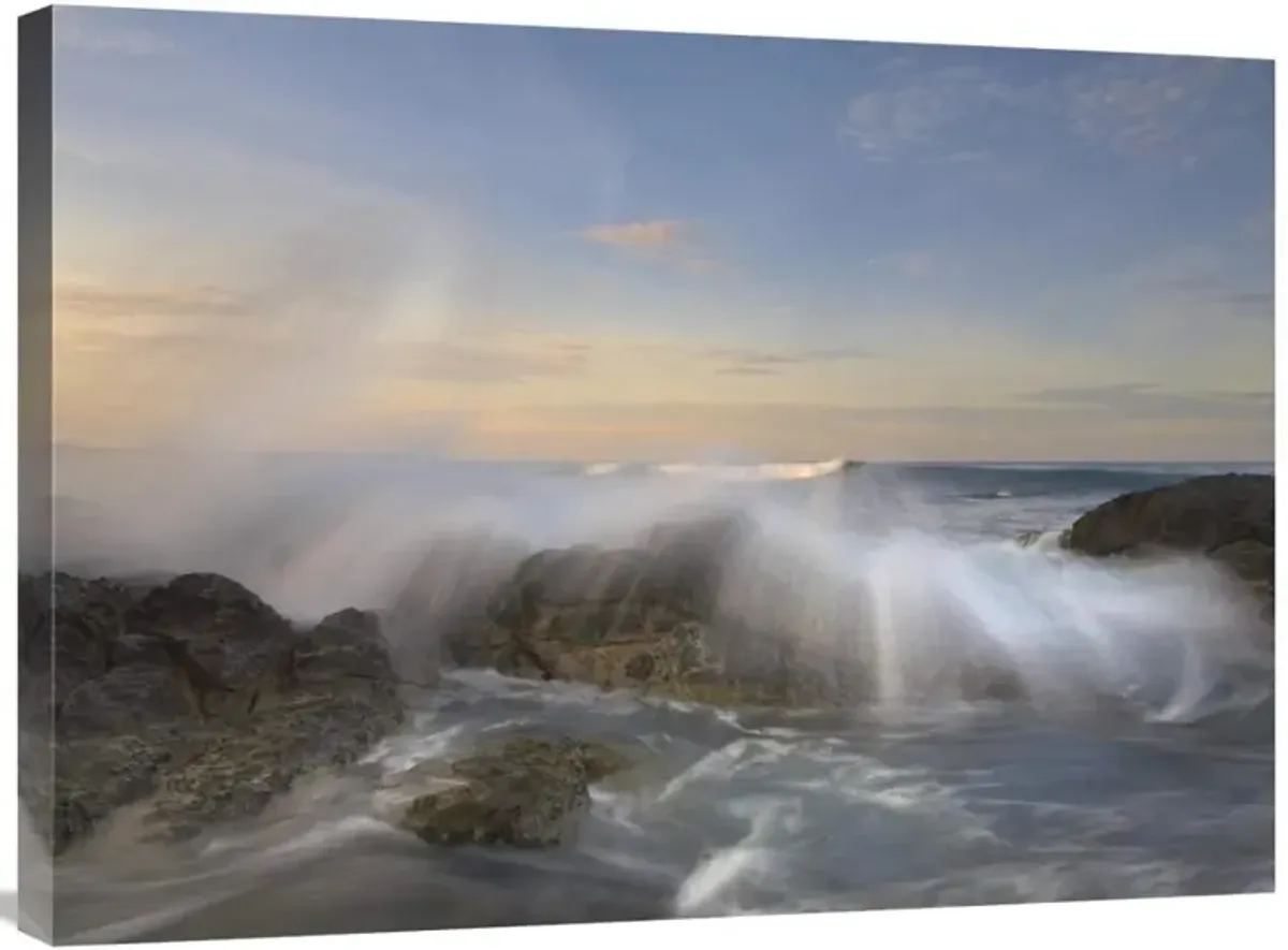 Wave breaking, Playa Langosta, Guanacaste, Costa Rica-Canvas Art-32x24