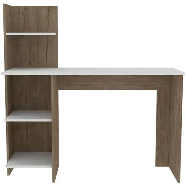 Desk Wichita, Office, Light Oak / White
