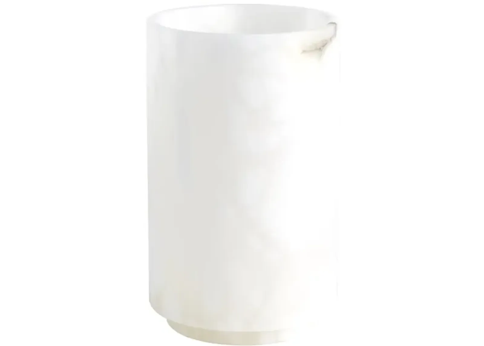 Alabaster Cylinder Small Vase