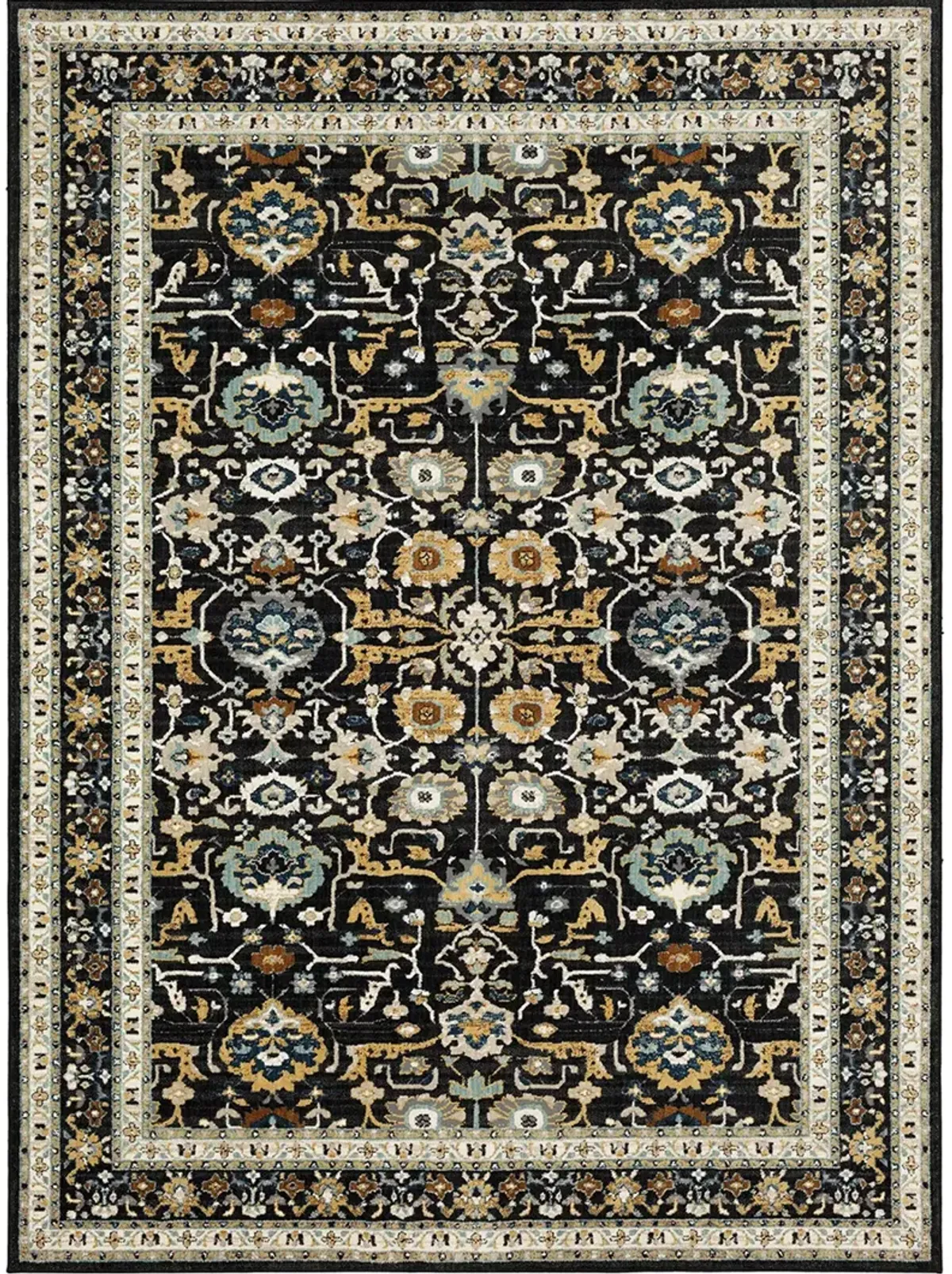 Zephyr Amphora Black 8' X 10' Rug