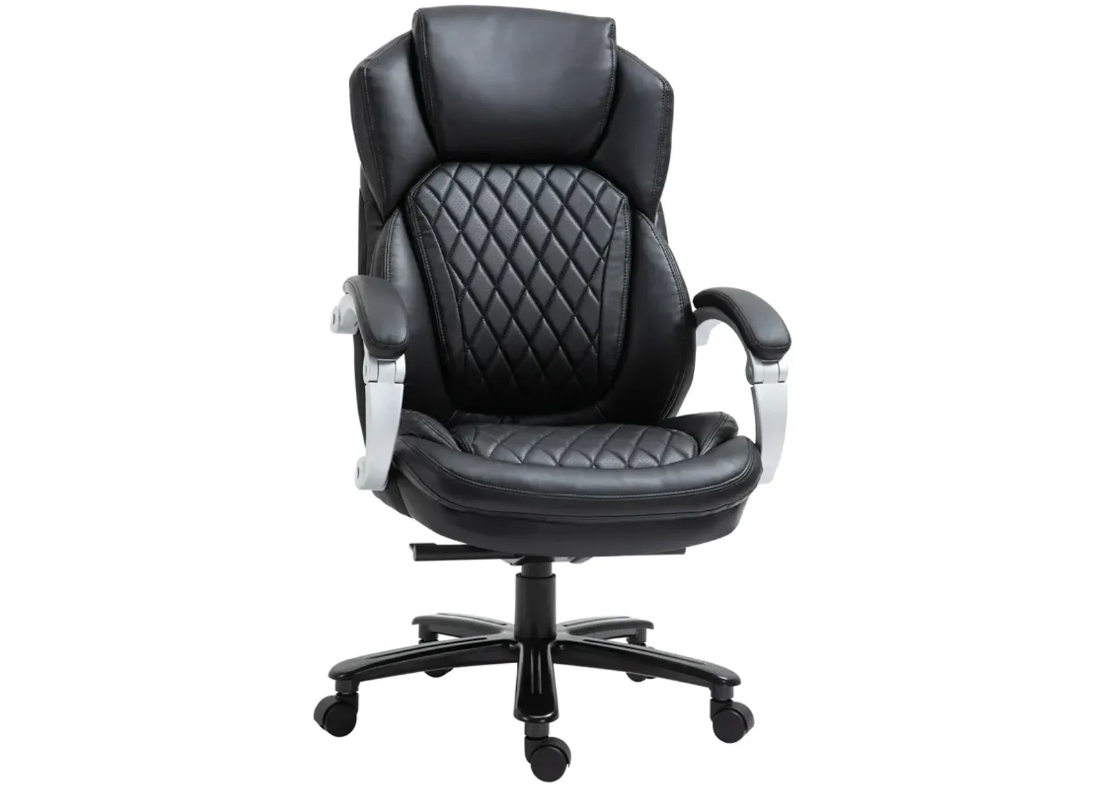 Black Executive Comfort: Big and Tall High-Back Office Chair