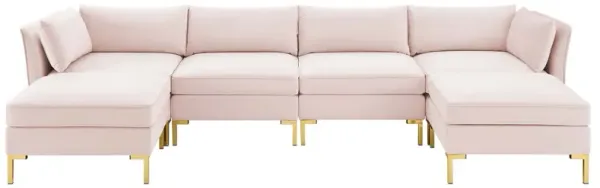 Ardent 6-Piece Performance Velvet Sectional Sofa