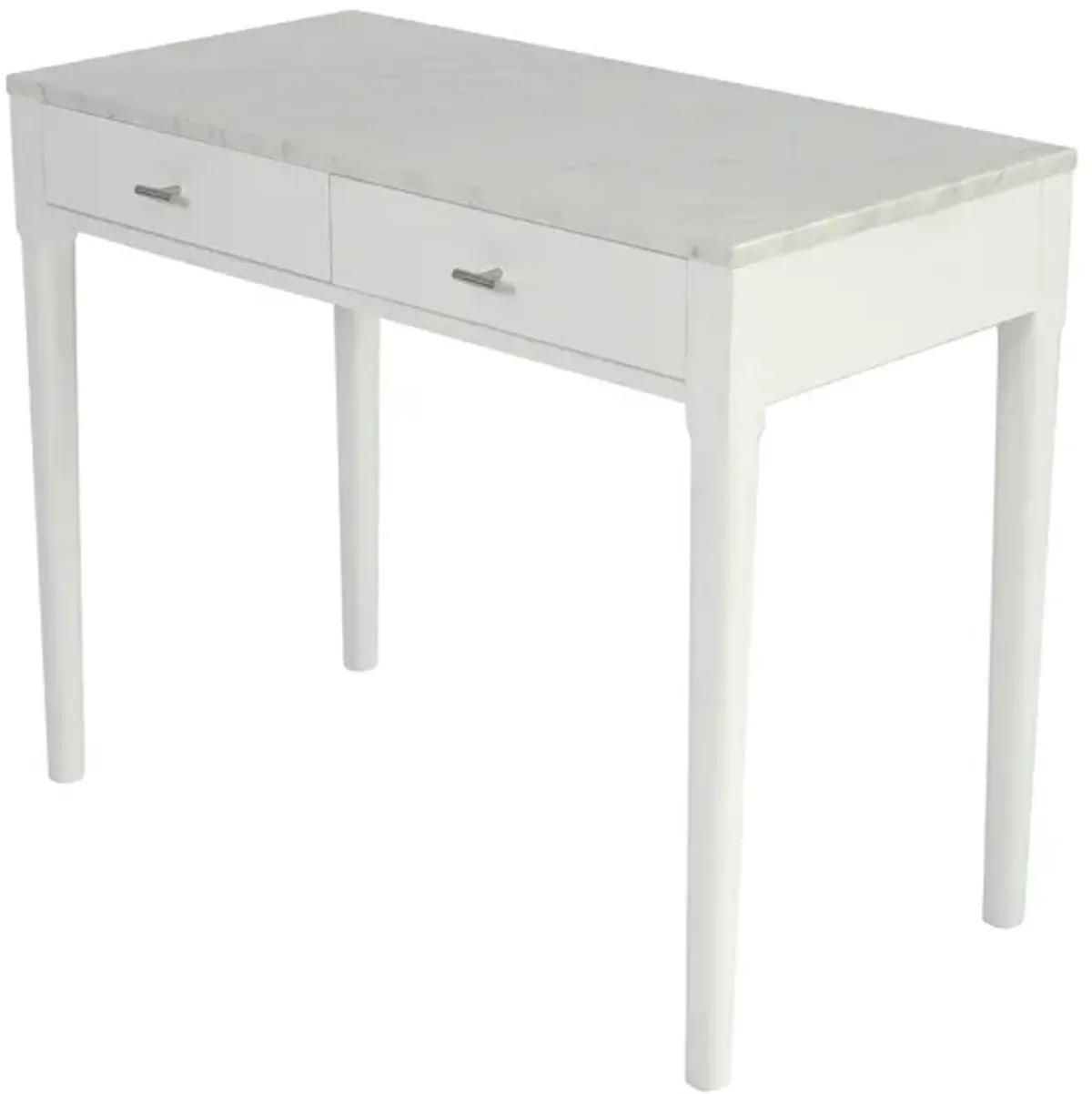 Meno 36" Rectangular Italian Carrara Console Table