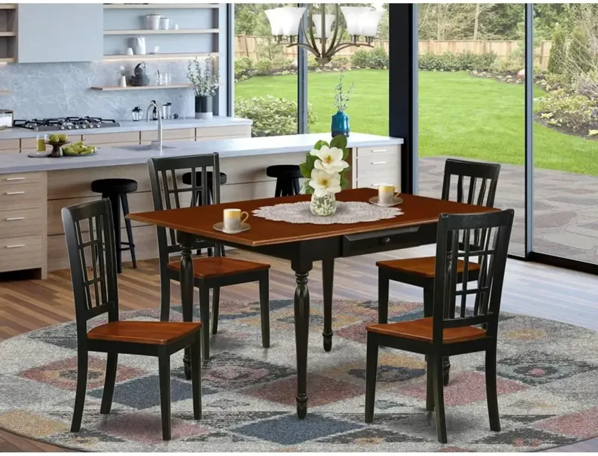 Dining Room Set Black & Cherry