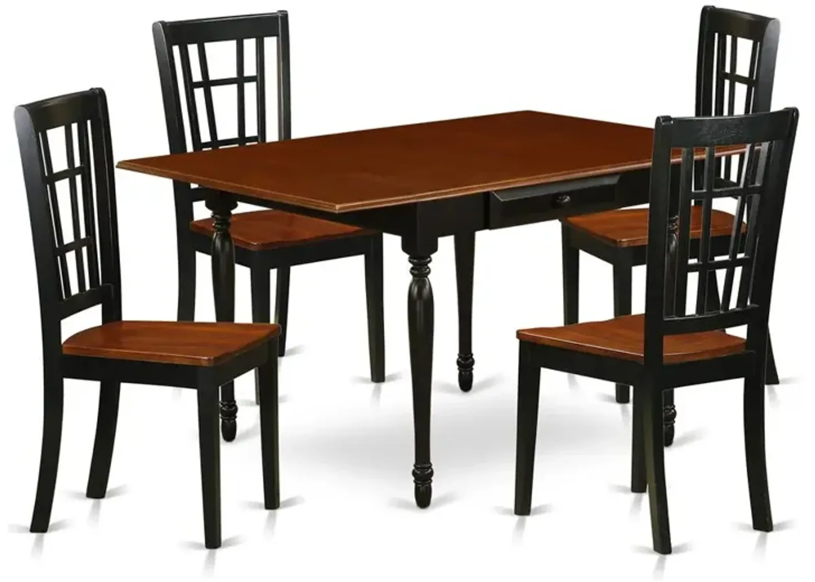 Dining Room Set Black & Cherry