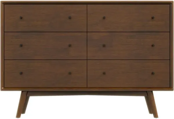 Ashcroft Furniture Co Caroline Mid Century Modern Solid Wood Dresser