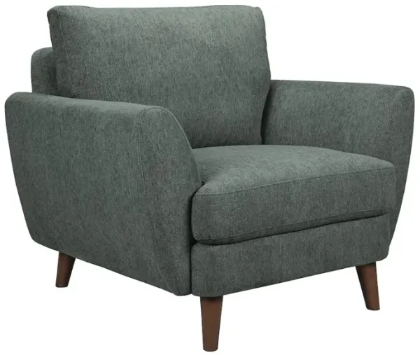 Porter Designs Burnside Contemporary Upholstered Chair, Green