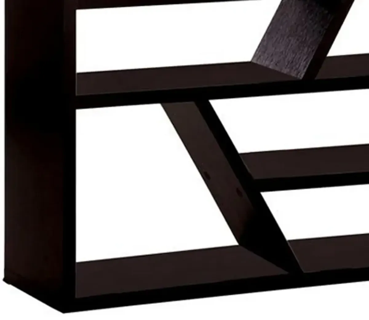 Kamloo Contemporary Display Shelf , Espresso-Benzara