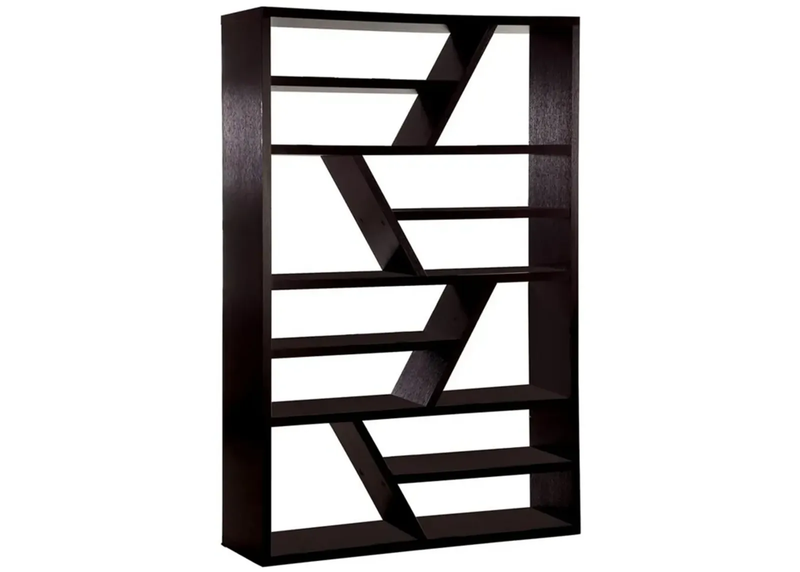 Kamloo Contemporary Display Shelf , Espresso-Benzara