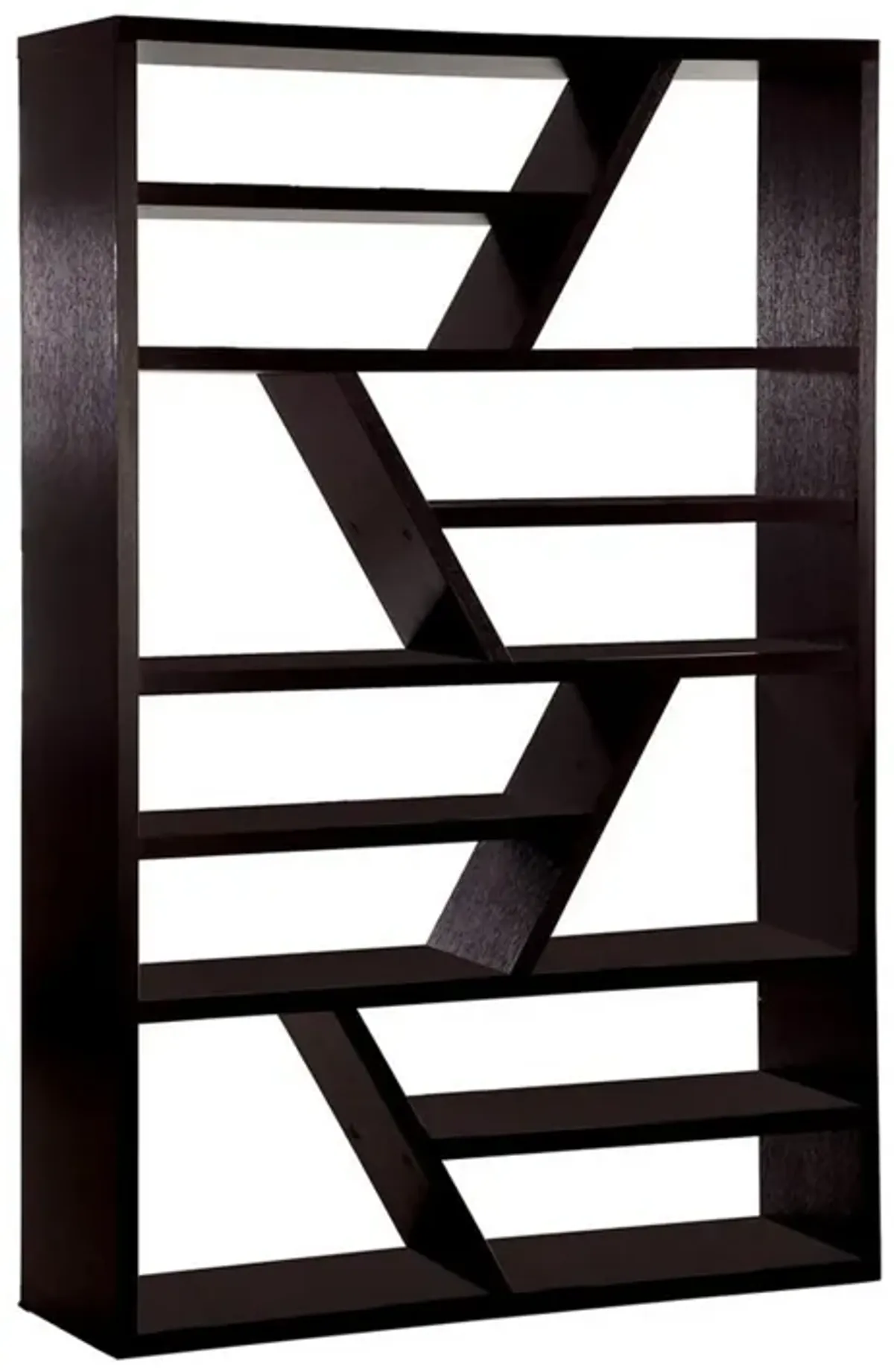 Kamloo Contemporary Display Shelf , Espresso-Benzara