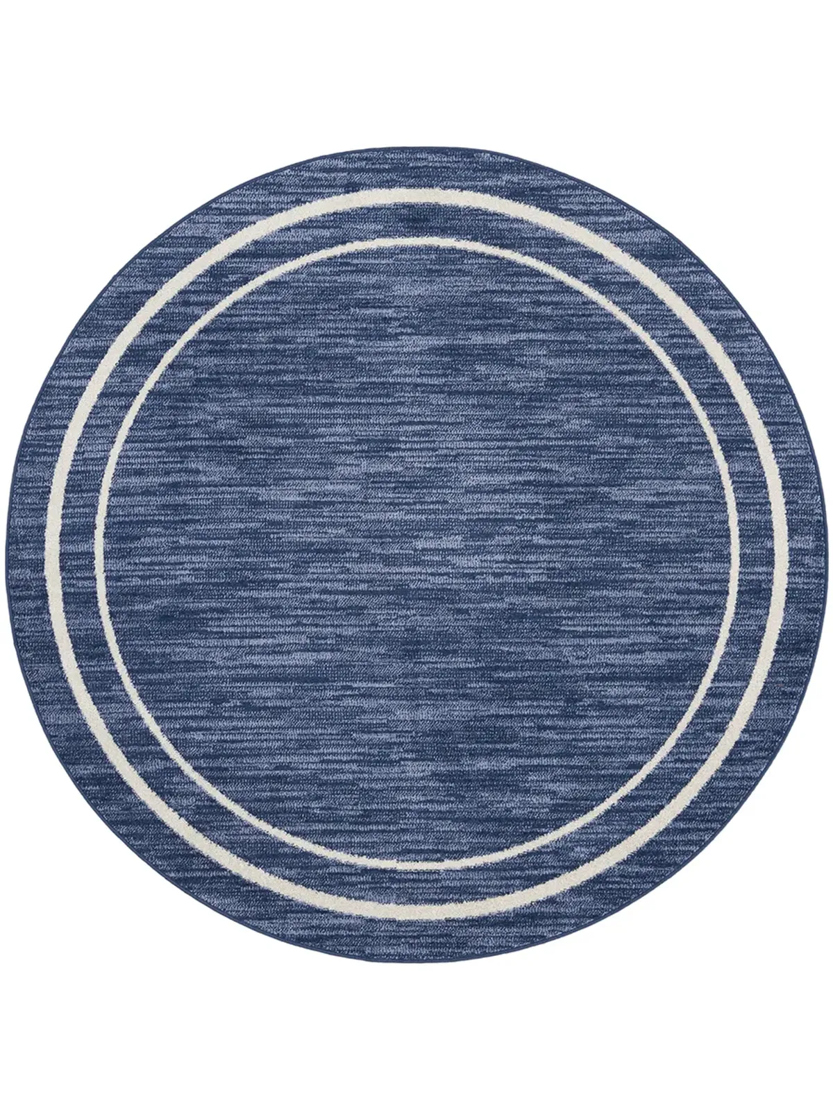 Nourison Essentials NRE02 Navy/Ivory 8' x Round Rug