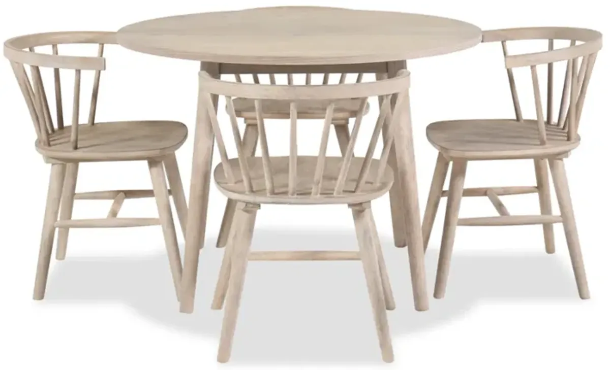 Willow 5 Piece 42-inch Round Dining Set