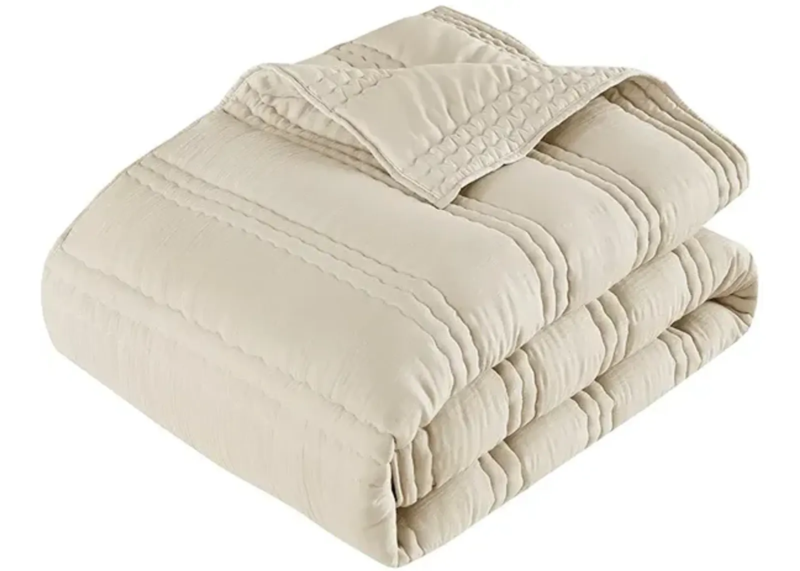 Gracie Mills Estrella Poly Gauze Quilt Set