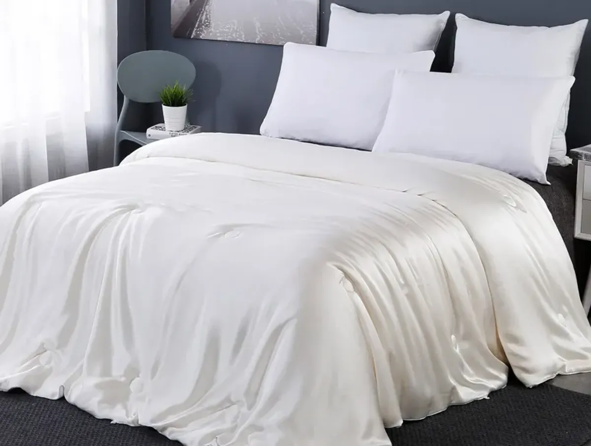 LilySilk All Season Silk Comforter Silk Cover